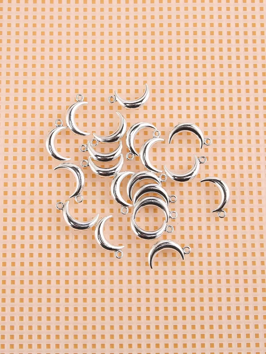 20pcs Moon DIY Pendant