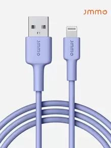 JMMO Cable ,USB-A To Lightning Cable,USB To Lightning Cable Cord 480Mbps Data Transfer 3.3FT/1M [ MFi Certified] Gifts,Must-Haves For Autumn And Winter - Purple - View 1