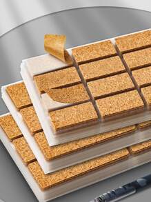 1set Wooden Pattern Sticky Note - Multicolor - View 4