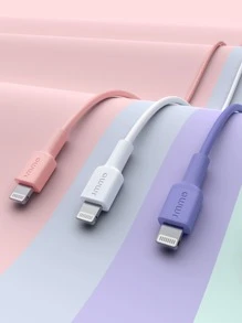 JMMO Cable ,USB-A To Lightning Cable,USB To Lightning Cable Cord 480Mbps Data Transfer 3.3FT/1M [ MFi Certified] Gifts,Must-Haves For Autumn And Winter - Purple - View 8