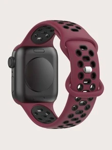 矽膠鏤空錶帶適用於Apple Watch - 彩色 - 查看 2