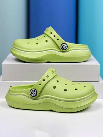 Boys Hollow Out Vented Clogs