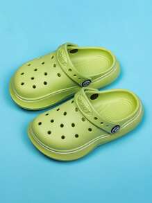 男孩鏤空洞洞鞋 - 綠色 - 查看 3