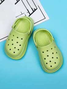 男孩鏤空洞洞鞋 - 綠色 - 查看 5
