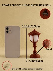 1 pieza Iluminación luz calle en forma de - Amarillo - Ver 8