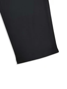 Claim Dot Men Fold Pleated Trousers - Black - View 6