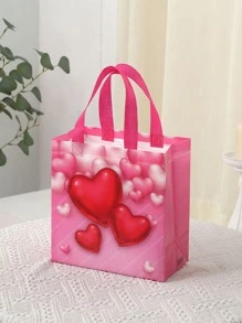 8pcs Heart Pattern Gift Bag - Multicolor - View 3