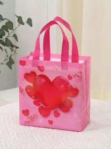 8pcs Heart Pattern Gift Bag - Multicolor - View 4