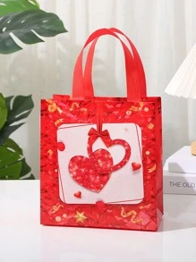 8pcs Heart Pattern Gift Bag - Multicolor - View 5