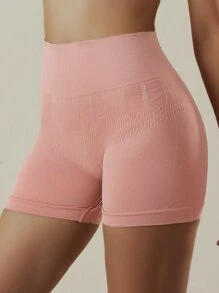 素色塑形短褲