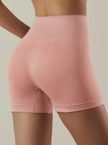 素色塑形短褲