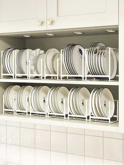 رف تجفيف أطباق المطبخ للوعاء والصحن ، منظم الأواني ، حامل الأطباق