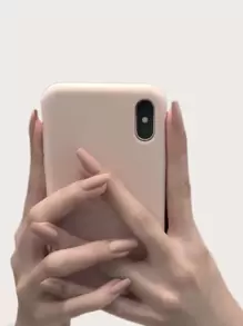 Instantly Upgrade Your Look With 24pcs Medium Coffin Nude Matte Plain Fake Nail & 1pc Nail File & 1sheet Tape Press On Nails Nail Supplies - Baby Pink - View 1