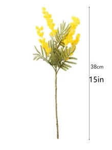 Bó hoa keo nhân tạo 1 nhánh 15 inch, hoa giả để trang trí nhà & tiệc - Nhiều màu - Xem 4