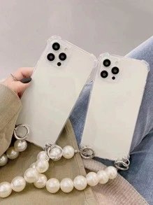 附掛繩透明手機殼相容 15/15Pro/15Plus/15Promax - 無色 - 查看 3