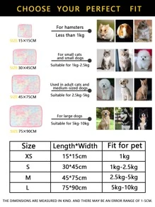 1pc Sequin Star Decor Pet Blanket - Multicolor - View 7