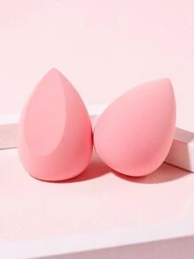 Bộ 2 miếng mút trang điểm khô và ướt dùng được cả ngày, hình giọt nước và hình giọt nước nghiêng, mềm mại và mịn màng, phù hợp với mọi loại da, dùng để tán lớp trang điểm hàng ngày, vật dụng cần thiết khi đi du lịch, trang điểm, giá rẻ, trang trí phòng, bàn trang điểm, du lịch, phòng ngủ, phụ kiện trang điểm, bông phấn, cọ trang điểm, bông phấn, miếng mút trang điểm - Hồng - Xem 2