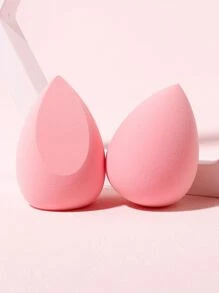 Bộ 2 miếng mút trang điểm khô và ướt dùng được cả ngày, hình giọt nước và hình giọt nước nghiêng, mềm mại và mịn màng, phù hợp với mọi loại da, dùng để tán lớp trang điểm hàng ngày, vật dụng cần thiết khi đi du lịch, trang điểm, giá rẻ, trang trí phòng, bàn trang điểm, du lịch, phòng ngủ, phụ kiện trang điểm, bông phấn, cọ trang điểm, bông phấn, miếng mút trang điểm - Hồng - Xem 4