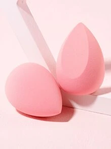 Bộ 2 miếng mút trang điểm khô và ướt dùng được cả ngày, hình giọt nước và hình giọt nước nghiêng, mềm mại và mịn màng, phù hợp với mọi loại da, dùng để tán lớp trang điểm hàng ngày, vật dụng cần thiết khi đi du lịch, trang điểm, giá rẻ, trang trí phòng, bàn trang điểm, du lịch, phòng ngủ, phụ kiện trang điểm, bông phấn, cọ trang điểm, bông phấn, miếng mút trang điểm - Hồng - Xem 5