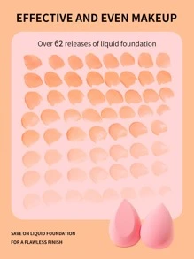 Bộ 2 miếng mút trang điểm khô và ướt dùng được cả ngày, hình giọt nước và hình giọt nước nghiêng, mềm mại và mịn màng, phù hợp với mọi loại da, dùng để tán lớp trang điểm hàng ngày, vật dụng cần thiết khi đi du lịch, trang điểm, giá rẻ, trang trí phòng, bàn trang điểm, du lịch, phòng ngủ, phụ kiện trang điểm, bông phấn, cọ trang điểm, bông phấn, miếng mút trang điểm - Hồng - Xem 7