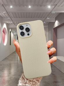 Funda de móvil unicolor con textura - Blanco - Ver 2