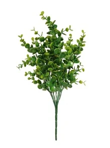 1 PC Mô Phỏng Bạch Đàn, Nhựa Thân Vật Có Hoa, Vật Có Hoa Lá Thân, Vật Có Hoa Lá Chọn, Trang Trí Phòng Khách Mô Phỏng Vật Có Hoa - màu xanh lá - Xem 1