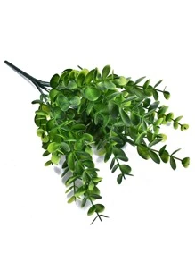 1 PC Mô Phỏng Bạch Đàn, Nhựa Thân Vật Có Hoa, Vật Có Hoa Lá Thân, Vật Có Hoa Lá Chọn, Trang Trí Phòng Khách Mô Phỏng Vật Có Hoa - màu xanh lá - Xem 2