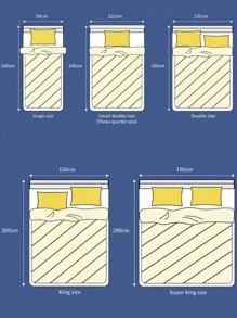 Faldón de cama con estampado floral ribete con fruncido - Multicolor - Ver 2