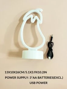 1 pieza Luz de neón berenjena - Multicolor - Ver 6