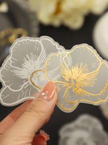 have a good day 20pcs Flower Pattern Random Sticker Back To School