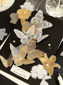 have a good day 20pcs Flower Pattern Random Sticker Back To School