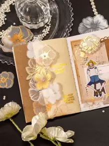 have a good day 20pcs Flower Pattern Random Sticker Back To School