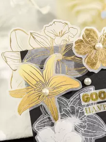 have a good day 20pcs Flower Pattern Random Sticker Back To School