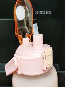 1入組漸層色水瓶，2 款隨機出貨，霧面，2000 毫升大容量，耐高溫，適合運動、戶外活動 - 彩色 - 查看 7