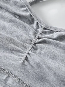 Girls 2pcs Ruched Front Wireless Bralet - Multicolor - View 5