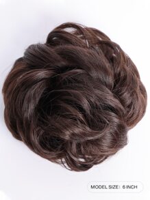 Claw Clip In Hair Bun Messy Curly Clip In Claw Hair Hairpieces Combs Add Ponytail Hair Pieces Synthetic Hair Extensions For Women - Bronze - View 2