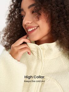 GLOWMODE Cozy to the Core Multi-Pocket Jacket - Beige - View 3