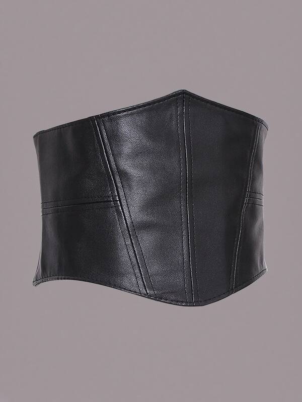 1pc Black Waist Belt