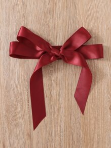 Tween Girl Contrast Lace Ruffle Trim Belted Dress - Red and White - View 4