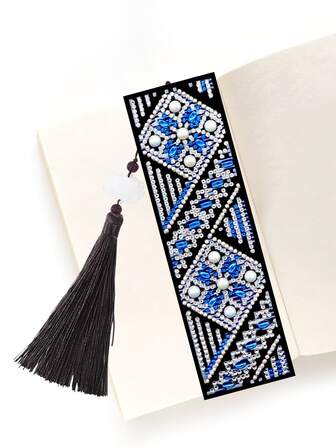 1件套DIY鑽石畫書簽