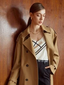 MOTF PREMIUM Áo hai dây Hình học Giải trí - Màu be - Xem 6