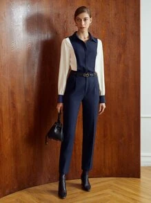 MOTF PREMIUM STRAIGHT FIT TWO TONE SHIRT - Multicolor - View 3