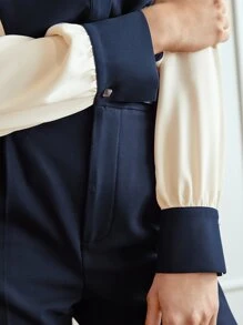 MOTF PREMIUM STRAIGHT FIT TWO TONE SHIRT - Multicolor - View 5