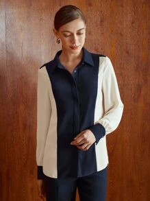 MOTF PREMIUM STRAIGHT FIT TWO TONE SHIRT - Multicolor - View 7