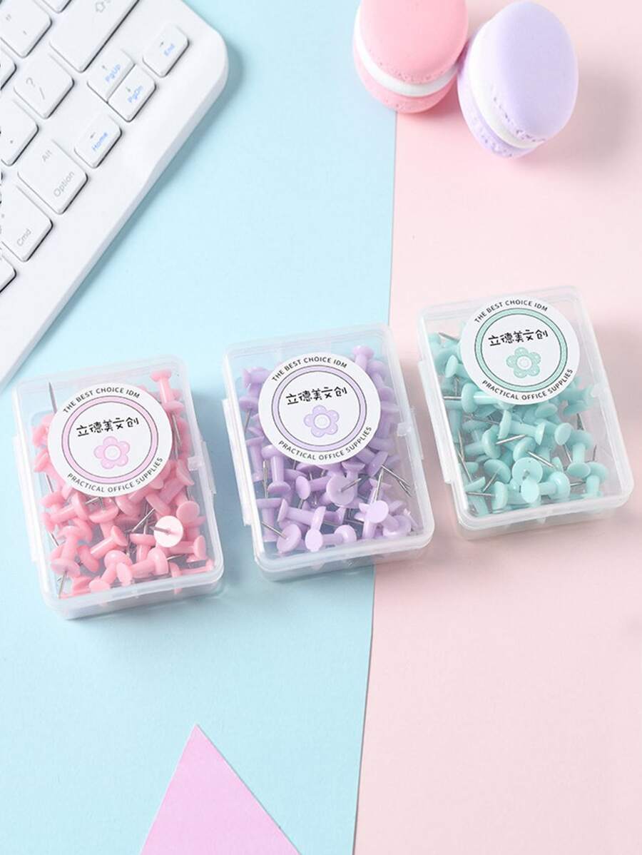 1box Random Color Pushpin | SHEIN USA
