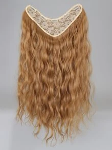 Extensión del pelo con clip largo rizado sintético