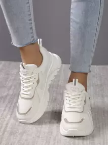 Giày Thể thao Nữ - Màu be - Xem 2