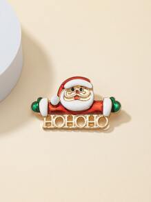 Broche Papá Noel de Navidad - Multicolor - Ver 3