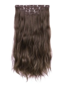 nimoki Clip In Long Curly Synthetic Hair Extension