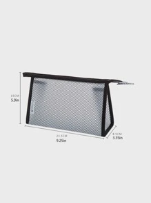 1pc Mesh Random Travel Storage Bag - Multicolor - View 2